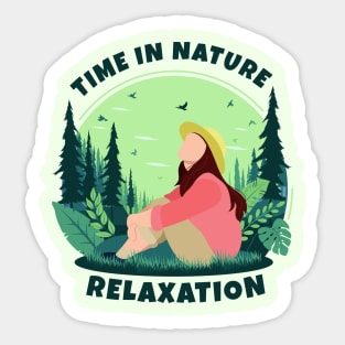 Time in Nature Sticker
